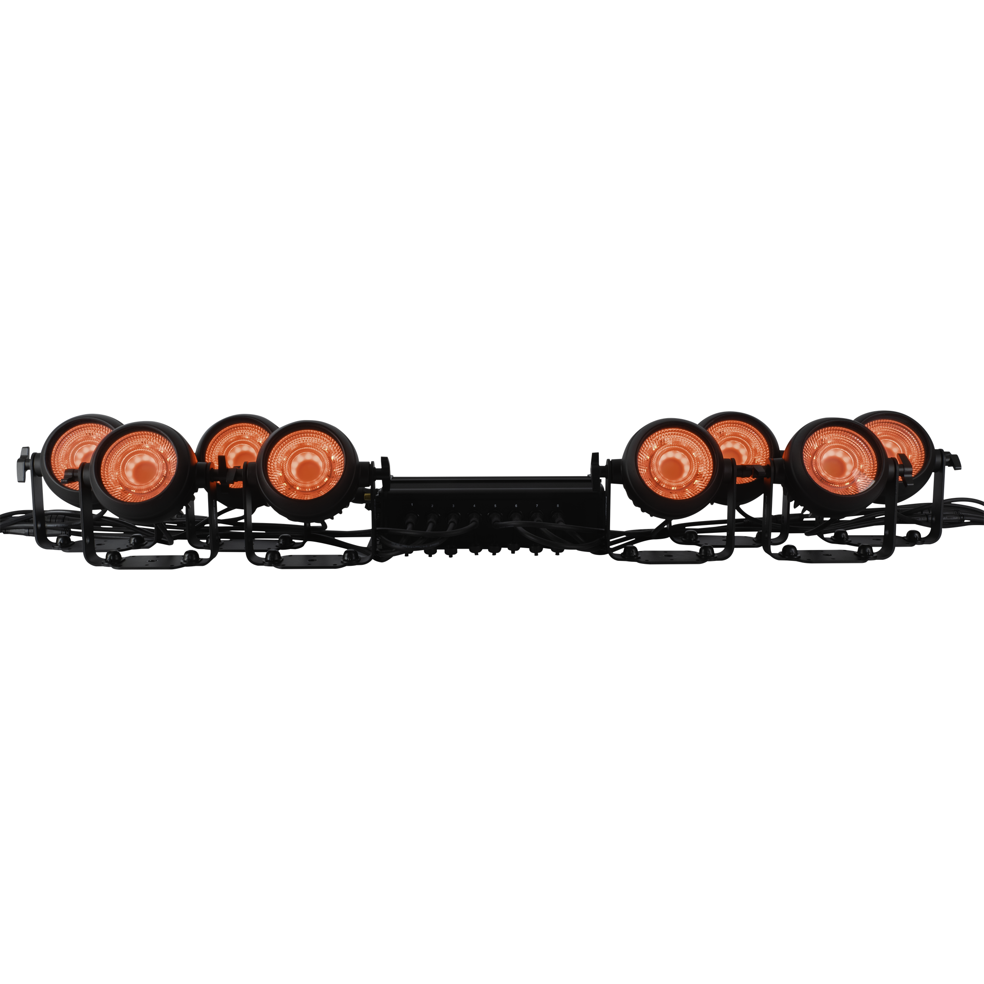 Showtec Titan Strobe FLEX FX Set di 8 strobo LED da 100 W + controller