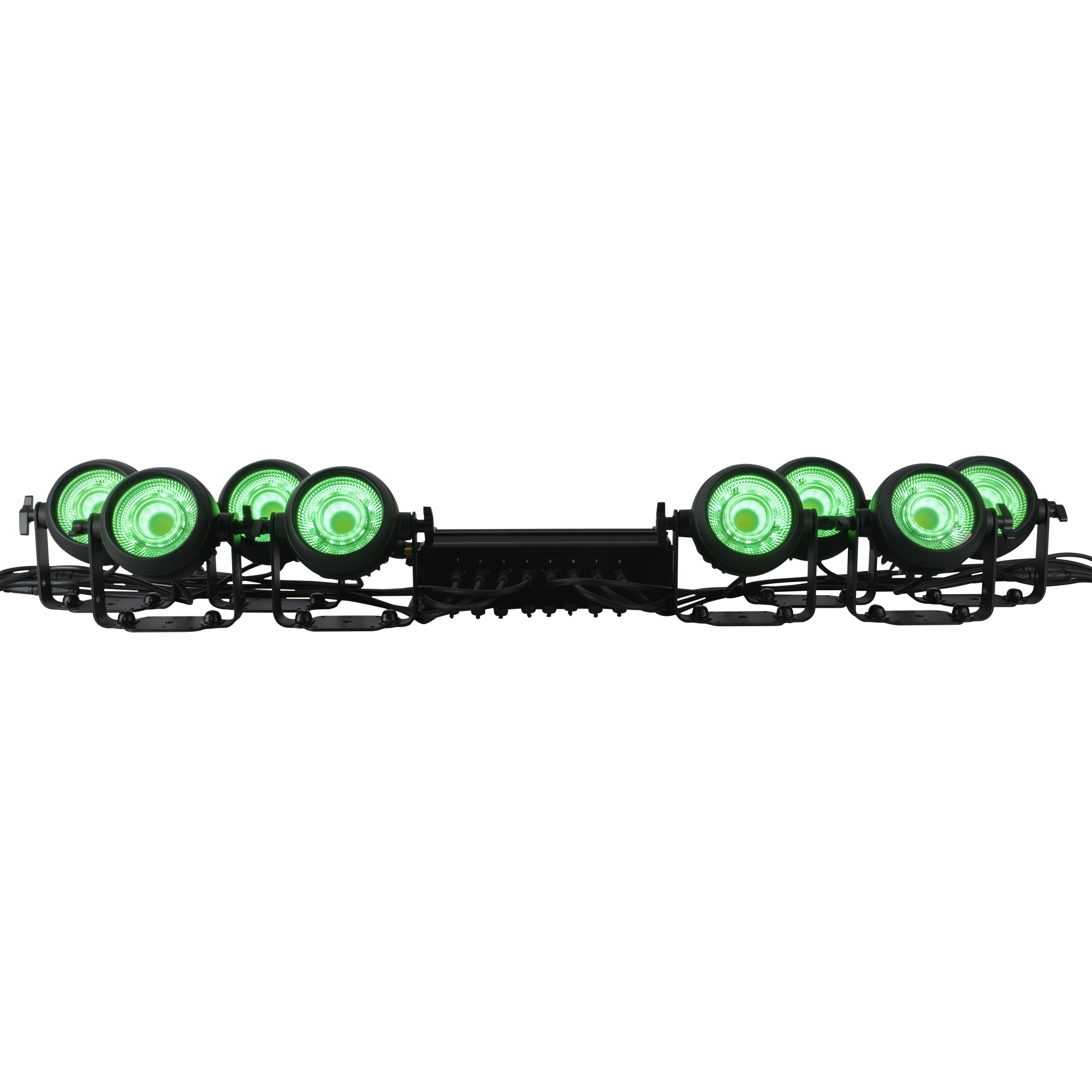 Showtec Titan Strobe FLEX FX Set di 8 strobo LED da 100 W + controller