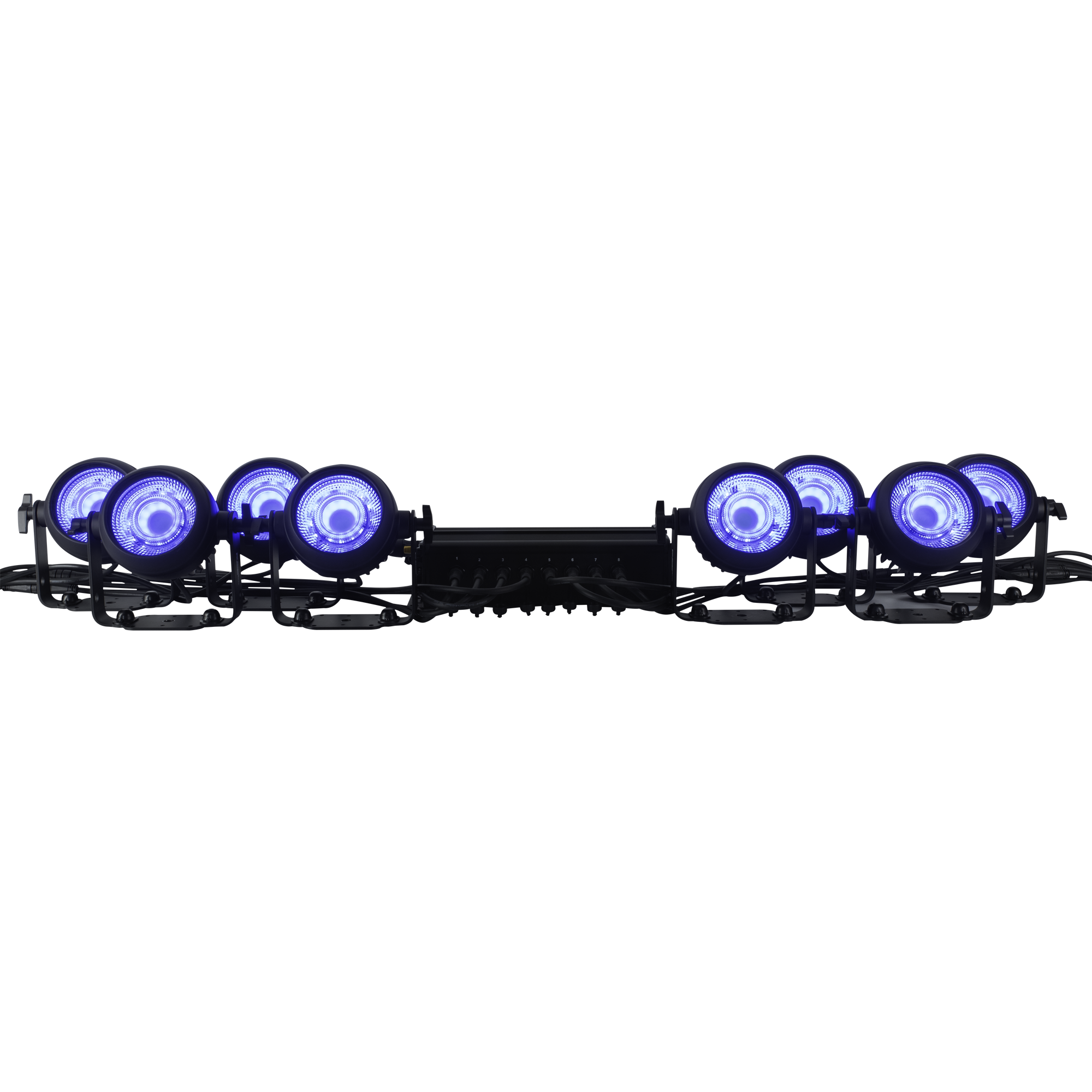 Showtec Titan Strobe FLEX FX Set di 8 strobo LED da 100 W + controller