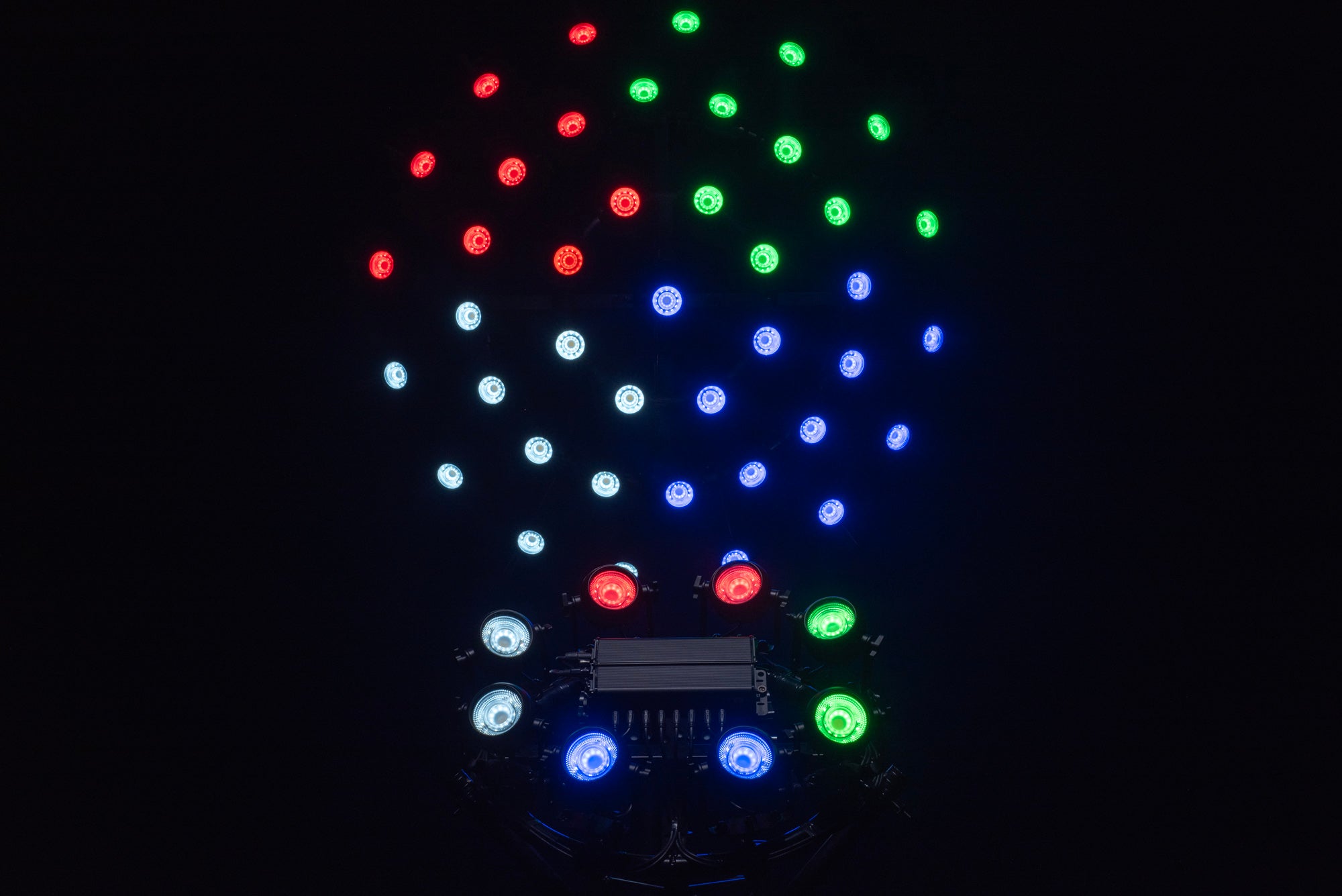 Showtec Titan Strobe FLEX FX Set di 8 strobo LED da 100 W + controller