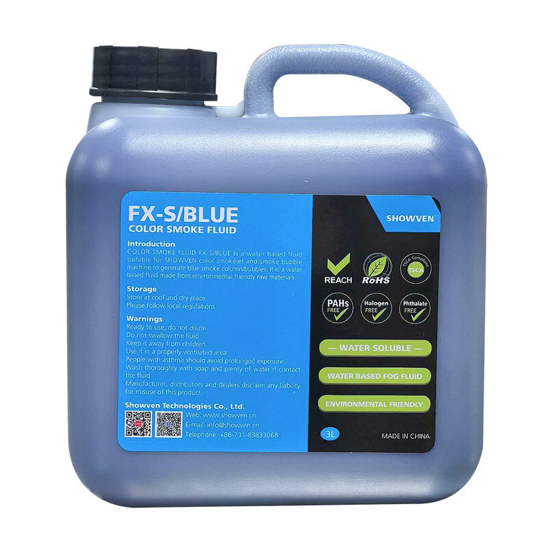 Sparkular FX-S/BLUE-color smoke fluid 3lx4