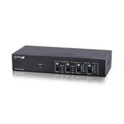 CYP OR-DT42-4K22 4 x 2 HDMI matrix switch, Dante/AES67 audio insertion and extraction, supporting 4K @ 60 4:4:4, multichannel audio, analogue audio outputs and full control via WebGUI, RS‑232 and Telnet