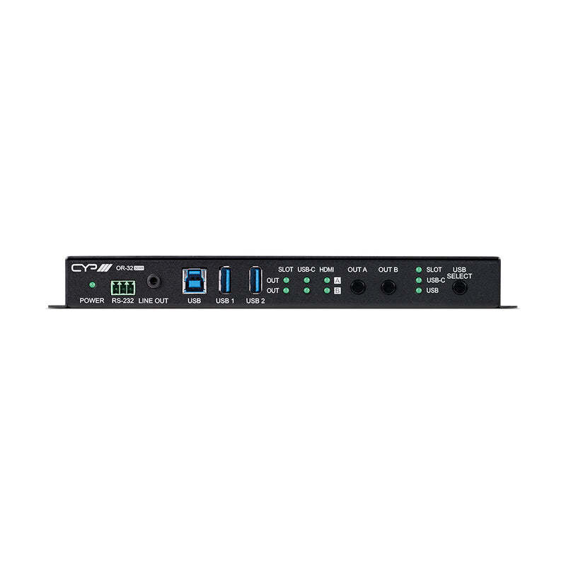 CYP OR-32SDMI 3 × 2 full 4K matrix with USB-C, HDMI & SDM module inputs and HDMI outputs, USB Ethernet Hub