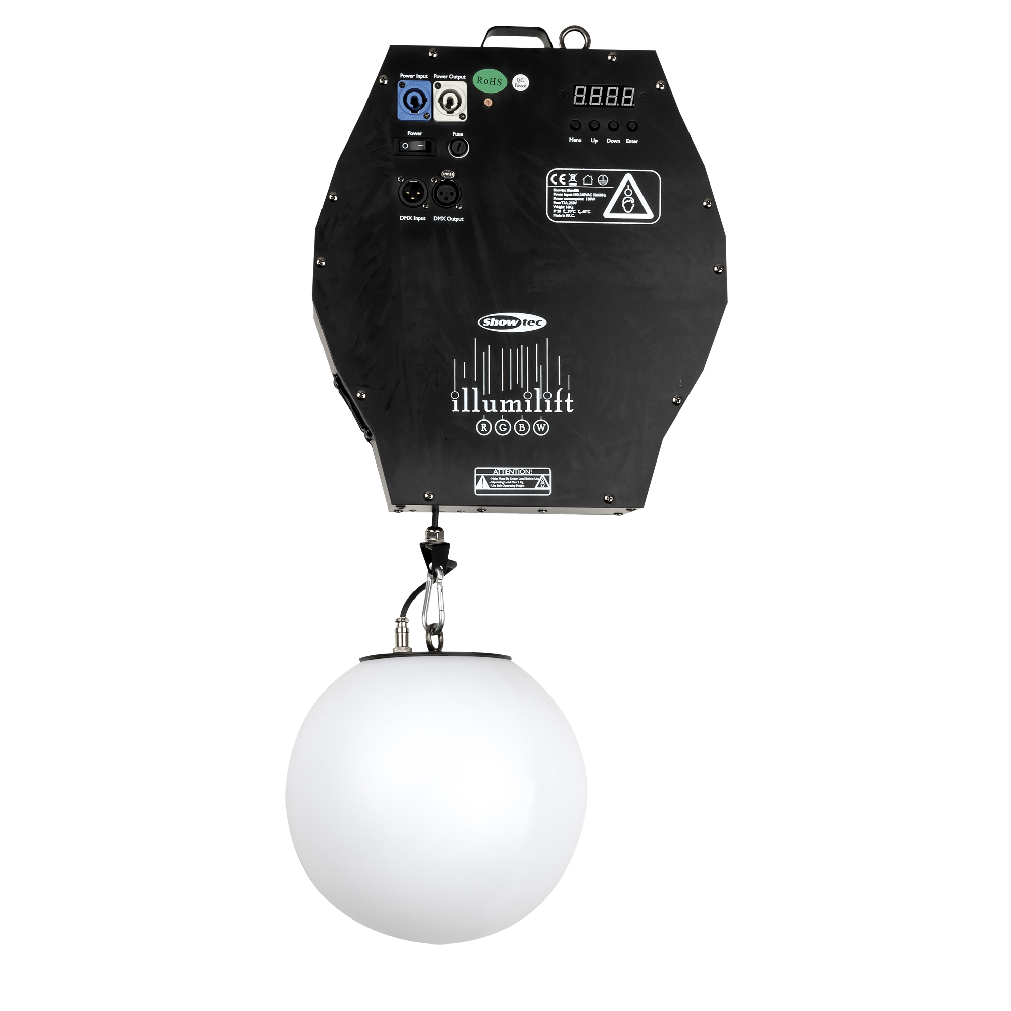SHOWTEC Illumilift RGBW 4m Dispositivo di collegamento / 25cm Sfera LED