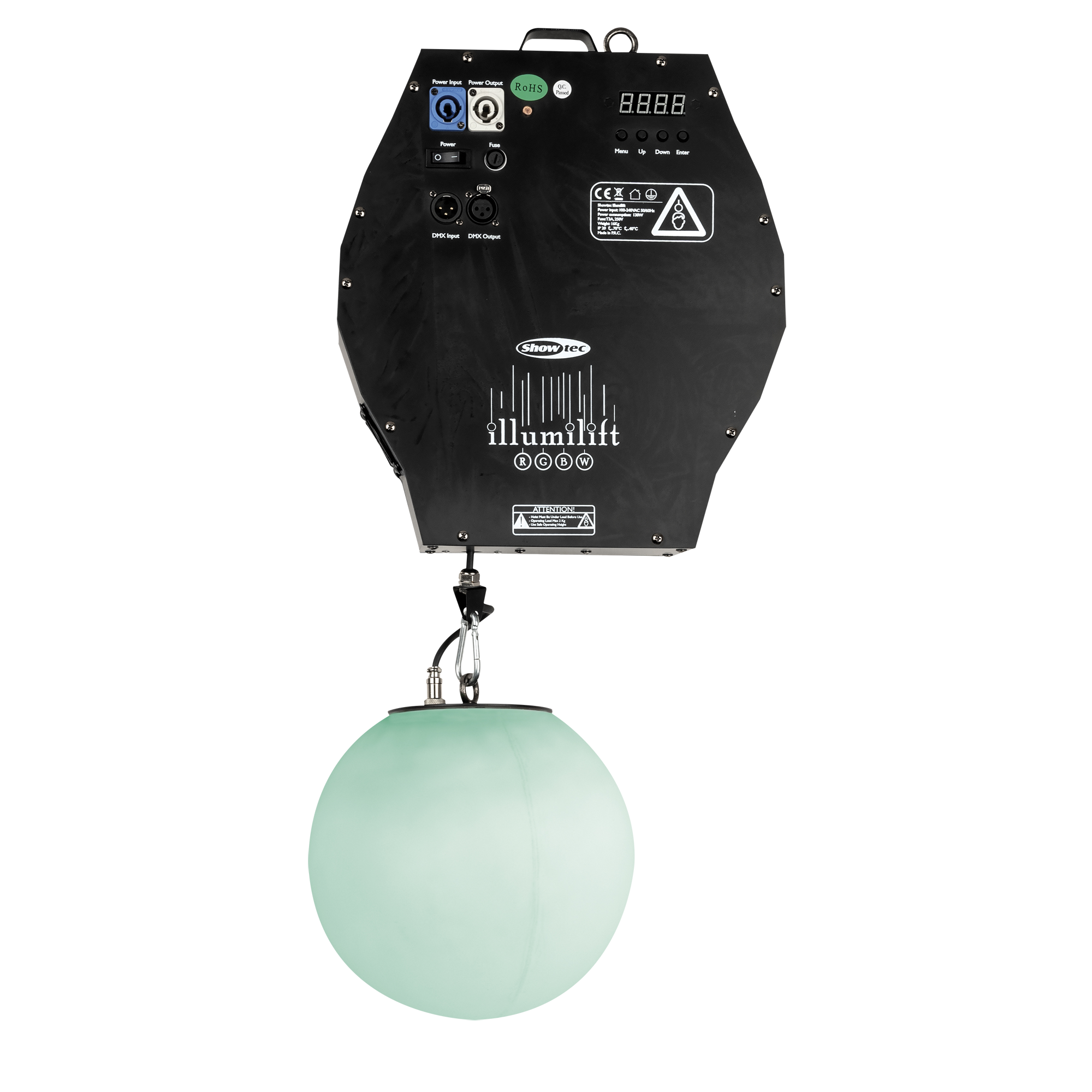 SHOWTEC Illumilift RGBW 4m Dispositivo di collegamento / 25cm Sfera LED