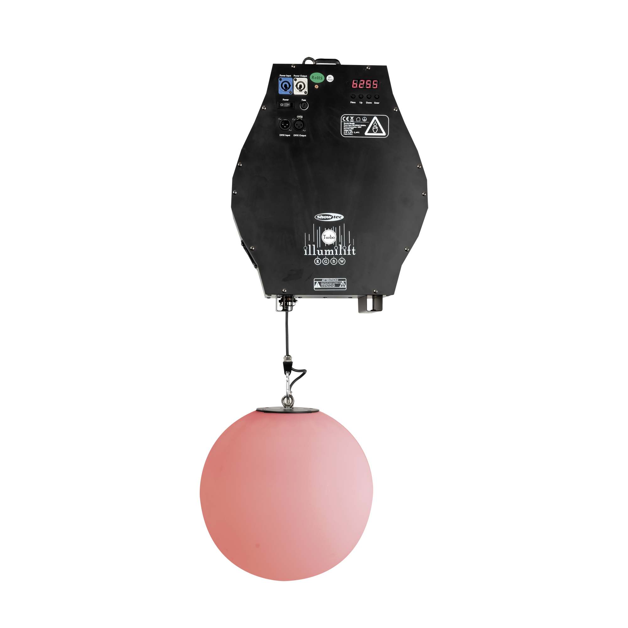 SHOWTEC Illumilift RGBW Turbo 6 m Dispositivo di collegamento ad alta velocità / 35 cm Sfera LED