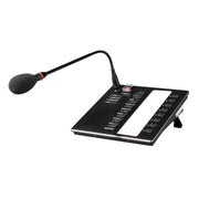 Rondson EVA-MIC3000 Remote call station with programmable keys, audio monitoring and instant message recording for flexible zone paging in PA / VA systems, fault detection, line input support, seamless integration with EVA‑3000 controllers