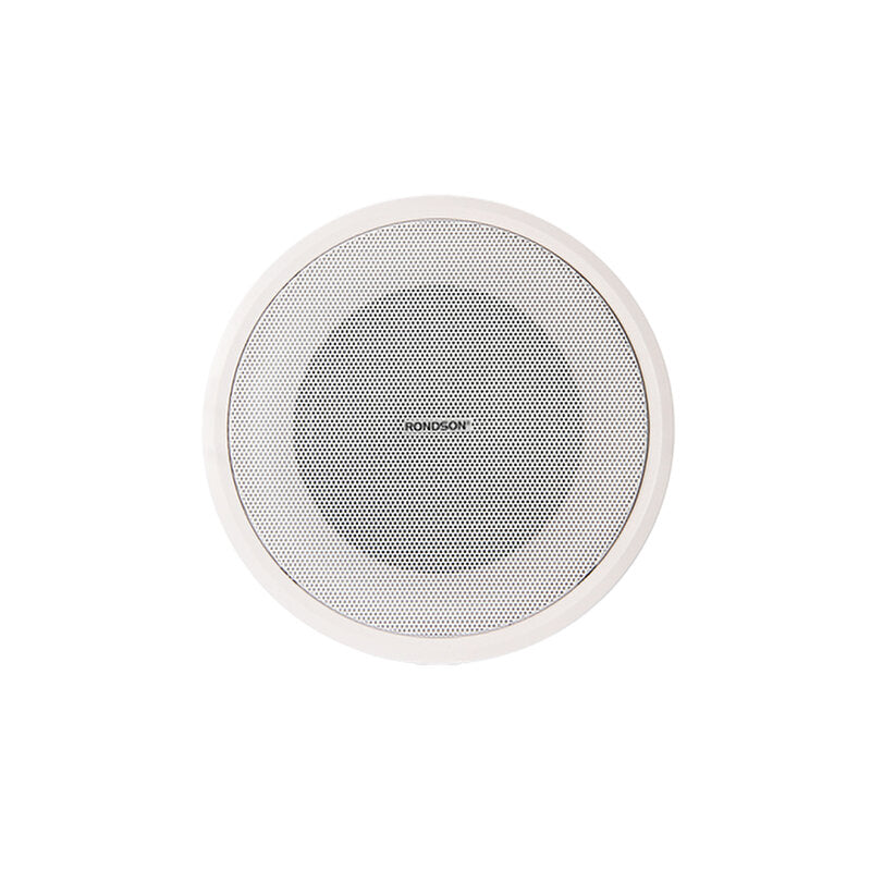 Rondson P06A/EN Ø 15.5 cm, 6 W EN 54‑24 certified ceiling speaker for indoor PA / VA systems, 100 V, robust metal construction, wide dispersion, quick spring‑clip mounting