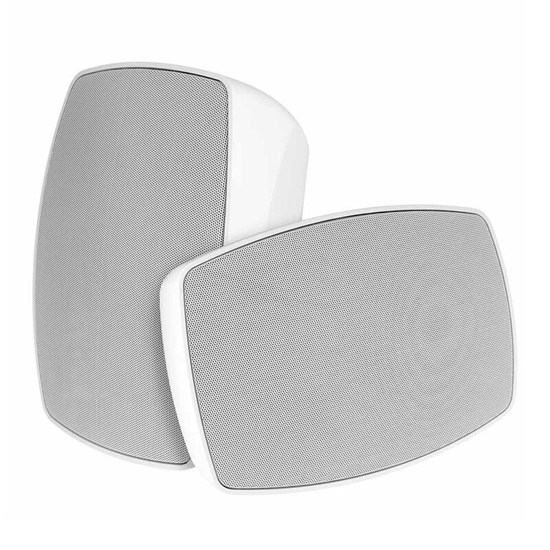 Rondson PBT-6B Compact 40 W 2 ways passive wall‑mount loudspeaker, ABS cabinet, 100 V line or 8 ohm, 6" WF + TW, IP55 rated, white, sold in pair