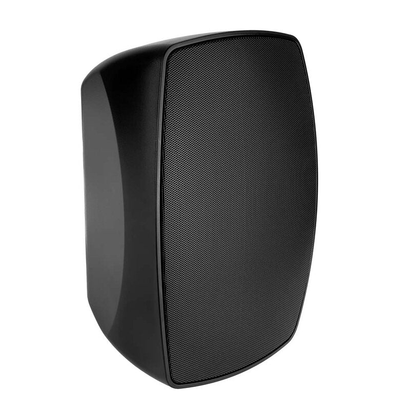 Rondson PBT-6N Compact 40 W 2 ways passive wall‑mount loudspeaker, ABS cabinet, 100 V line or 8 ohm, 6" WF + TW, IP55 rated, black, sold in pair