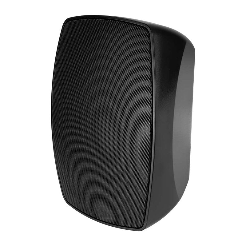 Rondson PBT-6N Compact 40 W 2 ways passive wall‑mount loudspeaker, ABS cabinet, 100 V line or 8 ohm, 6" WF + TW, IP55 rated, black, sold in pair
