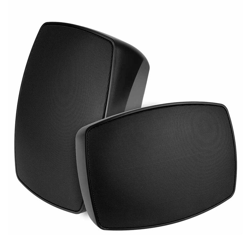Rondson PBT-6N Compact 40 W 2 ways passive wall‑mount loudspeaker, ABS cabinet, 100 V line or 8 ohm, 6" WF + TW, IP55 rated, black, sold in pair