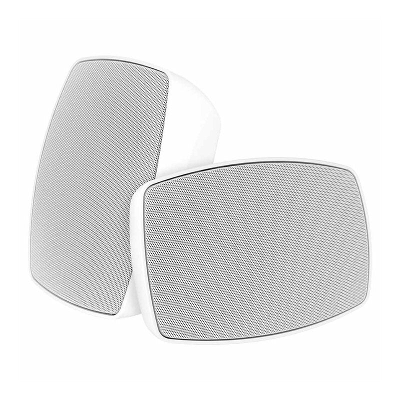 Rondson PBT-5B Compact 30 W 2 ways passive wall‑mount loudspeaker, ABS cabinet, 100 V line or 8 ohm, 5" WF + TW, IP55 rated, white, sold in pair