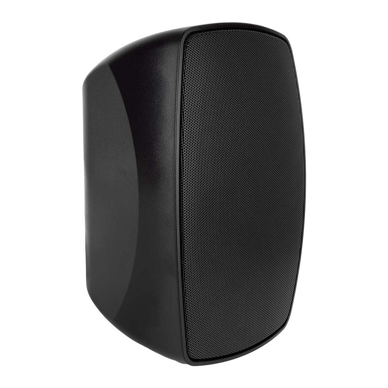 Rondson PBT-5N Compact 30 W 2 ways passive wall‑mount loudspeaker, ABS cabinet, 100 V line or 8 ohm, 5" WF + TW, IP55 rated, black, sold in pair