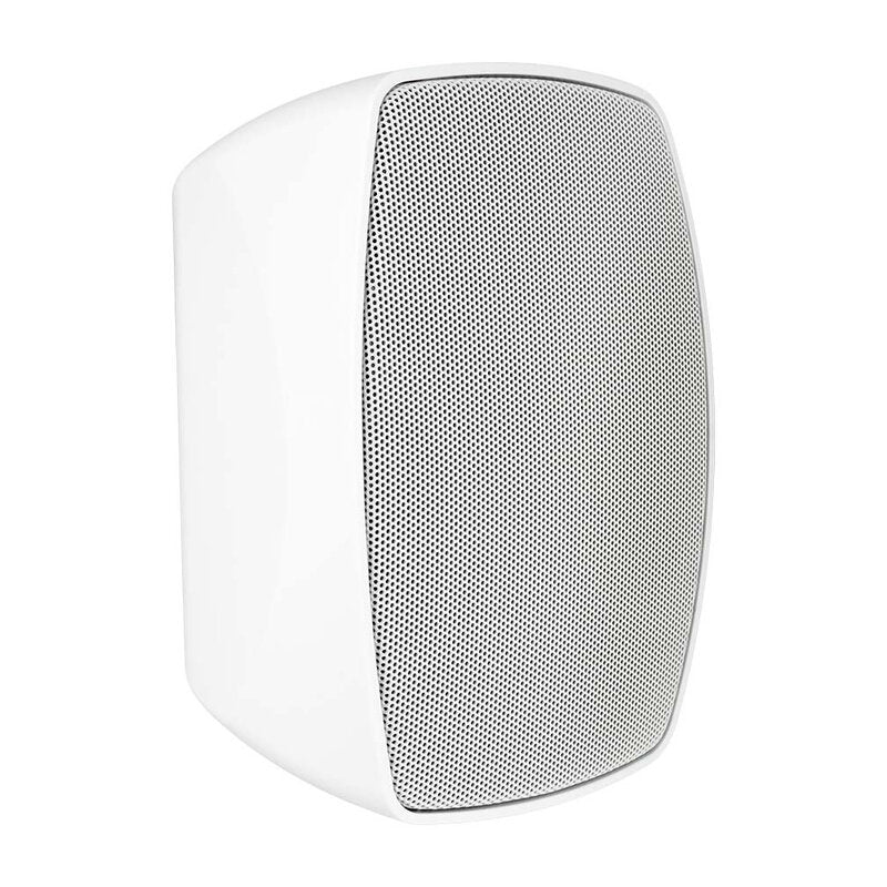 Rondson PBT-4B Compact 20 W 2 ways passive wall‑mount loudspeaker, ABS cabinet, 100 V line or 8 ohm, 4" WF + TW, IP55 rated, white, sold in pair