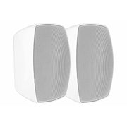 Rondson PBT-4B Compact 20 W 2 ways passive wall‑mount loudspeaker, ABS cabinet, 100 V line or 8 ohm, 4" WF + TW, IP55 rated, white, sold in pair