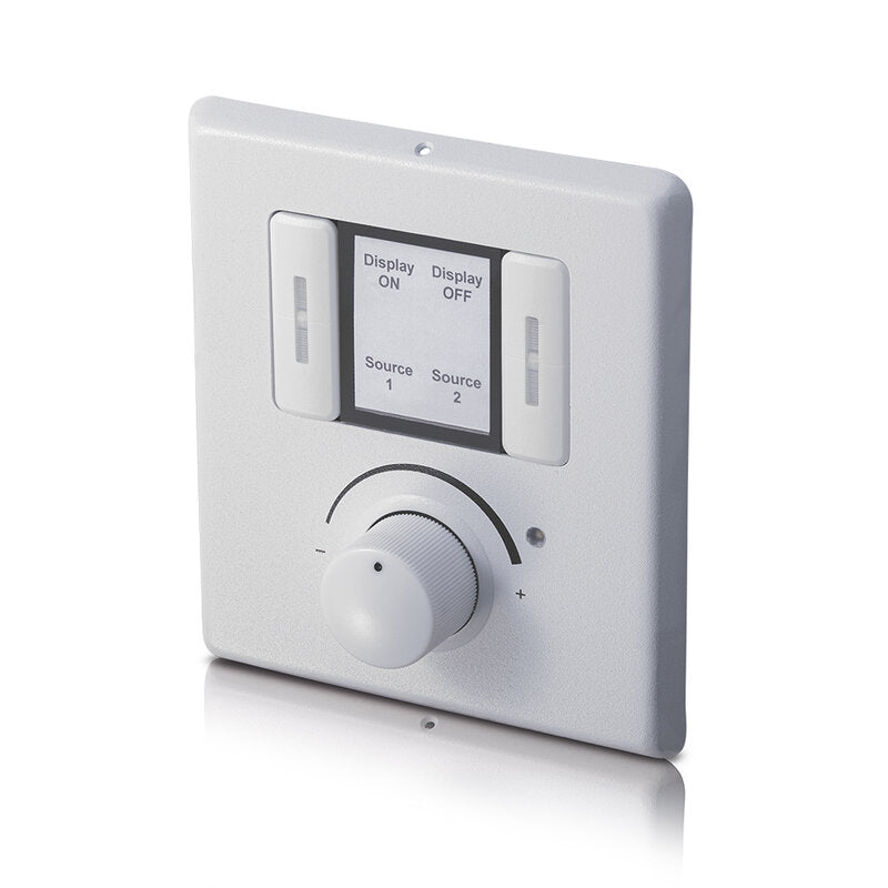 CYP CR-KP5-R Compact keypad controller, four RGB buttons and a rotary encoder, supporting up to 32 macros, 128 commands, scheduling, PoE and full control via WebGUI and Telnet
