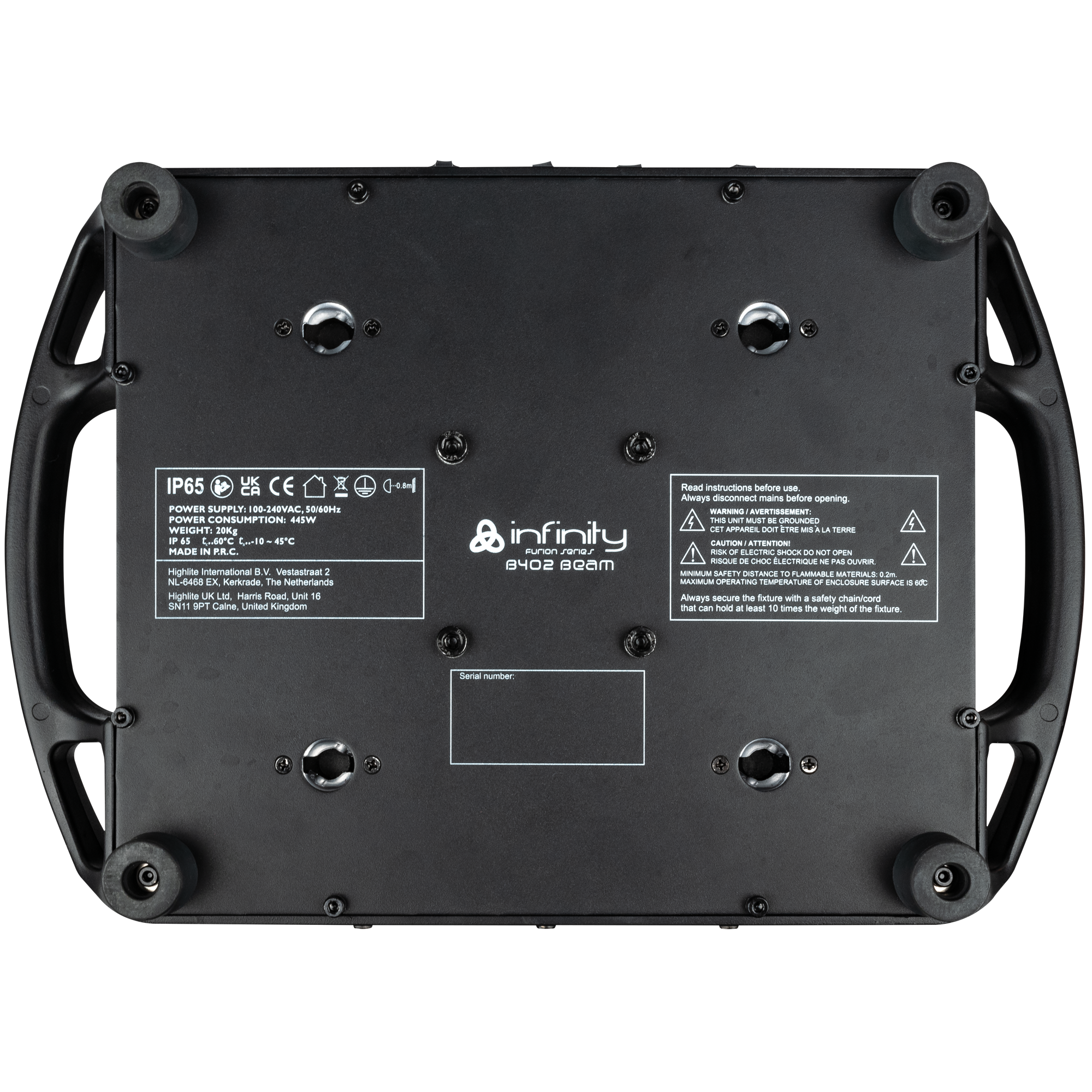 INFINITY Furion B402 Beam Testa mobile Beam 310 W - IP65
