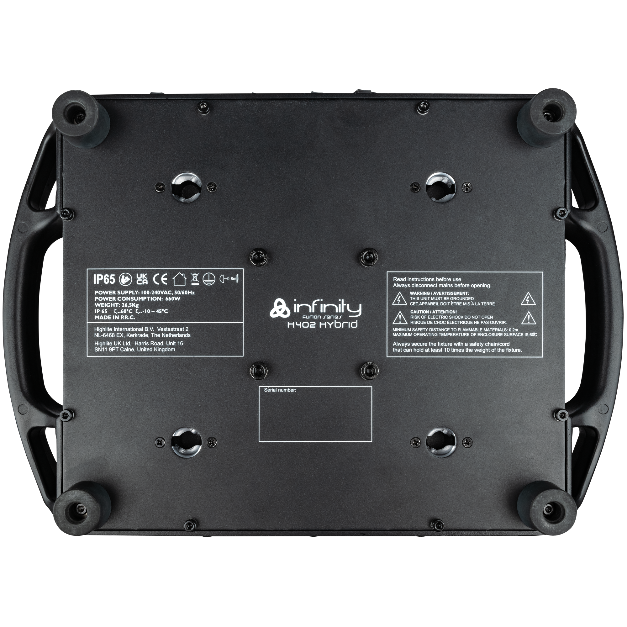 INFINITY Furion H402 Hybrid Testa mobile Hybrid 420 W - IP65