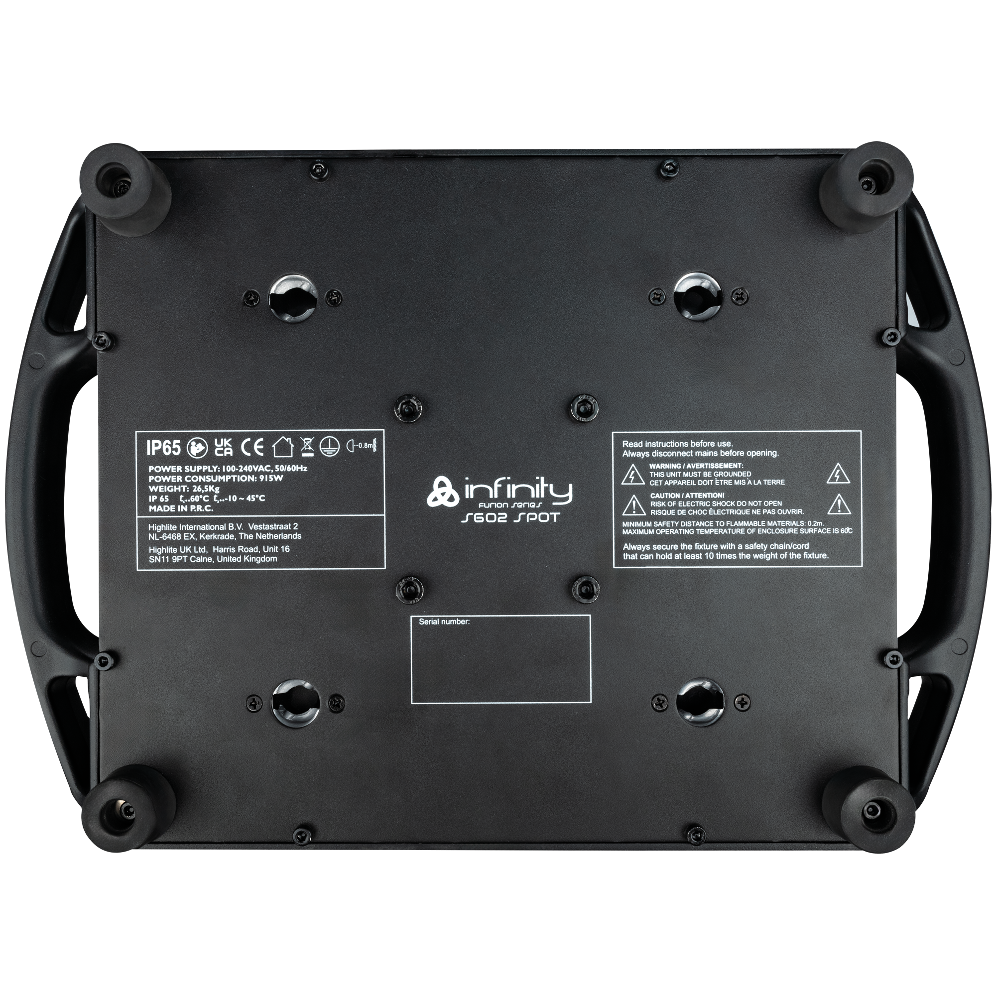 INFINITY Furion S602 Spot Testa mobile Spot 600 W - IP65