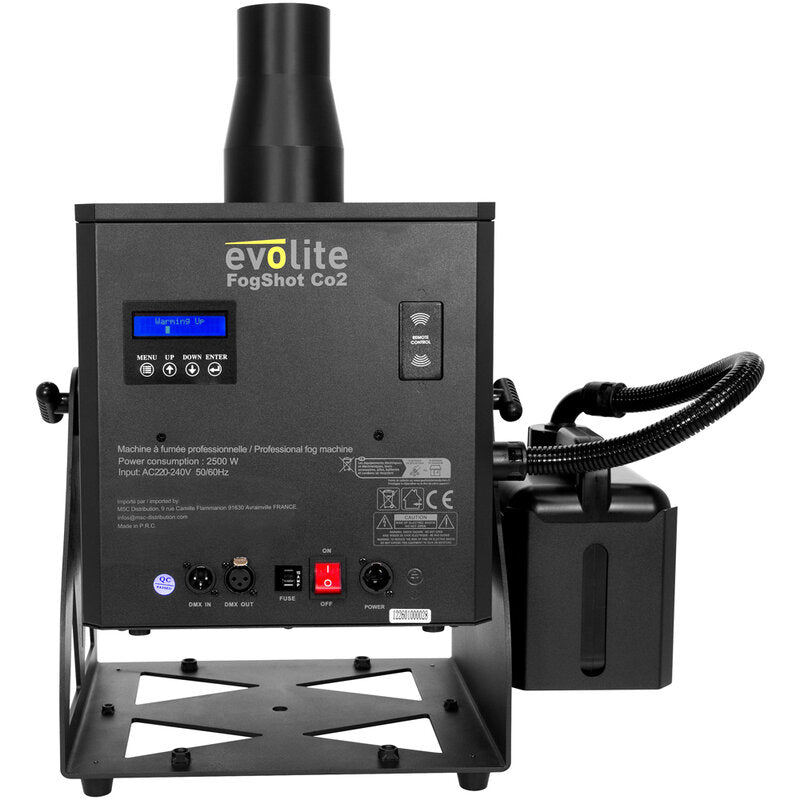 Evolite FogShot CO2 Macchina del Fumo Verticale