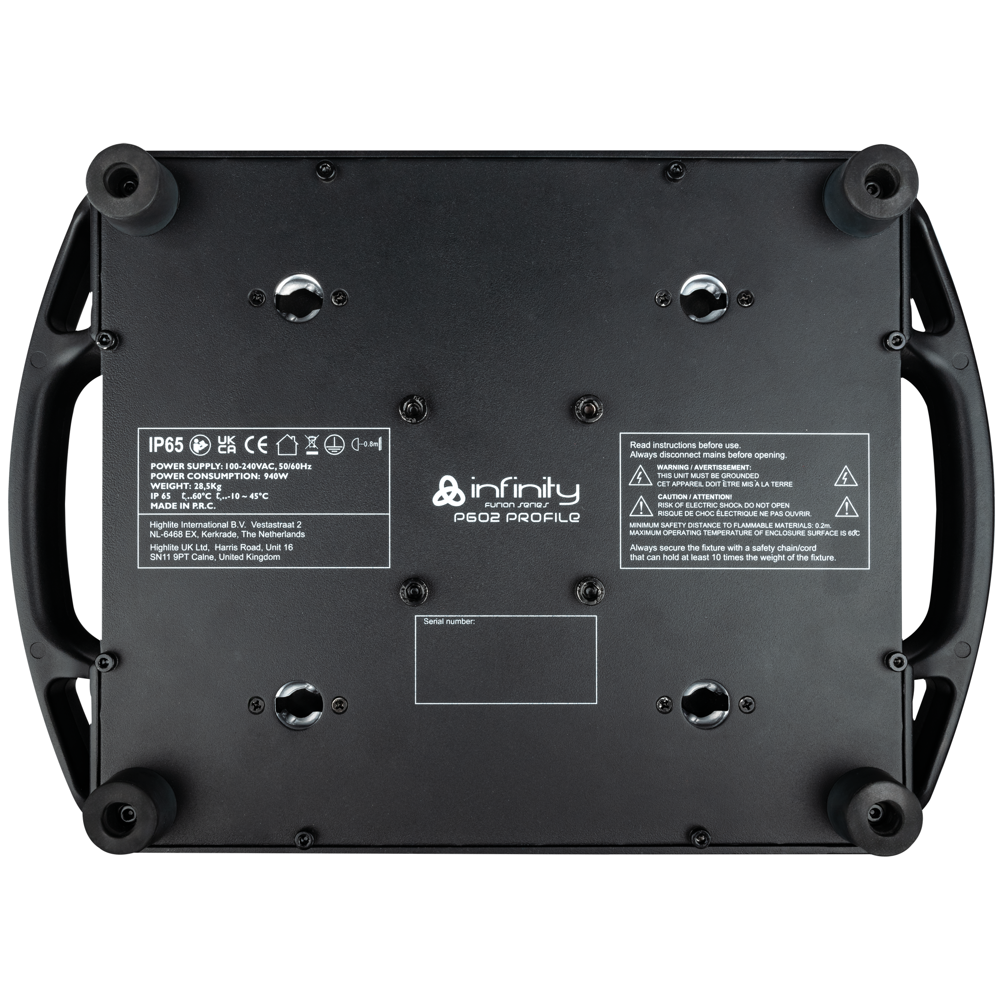 INFINITY Furion P602 Profile Testa mobile Profile 600 W - IP65