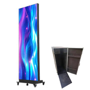 Ego Display P1.53 Totem LED pieghevole per interni con flight case