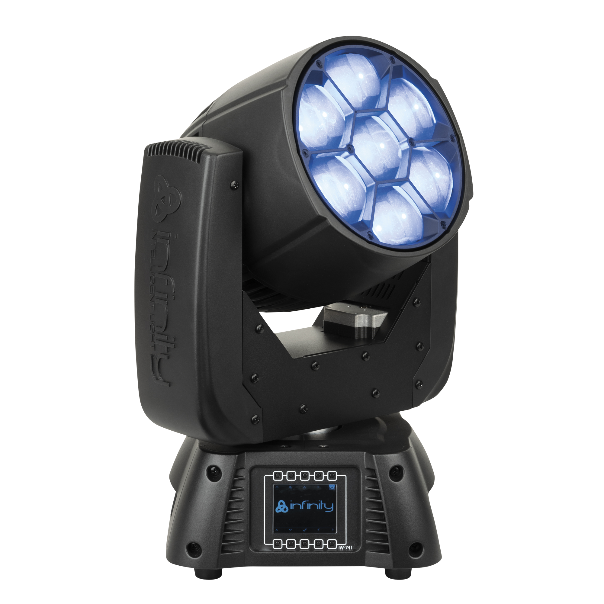 INFINITY iW-741 RDM XLR 5P In/Out Wash RGBW - zoom elettronico - 5P DMX