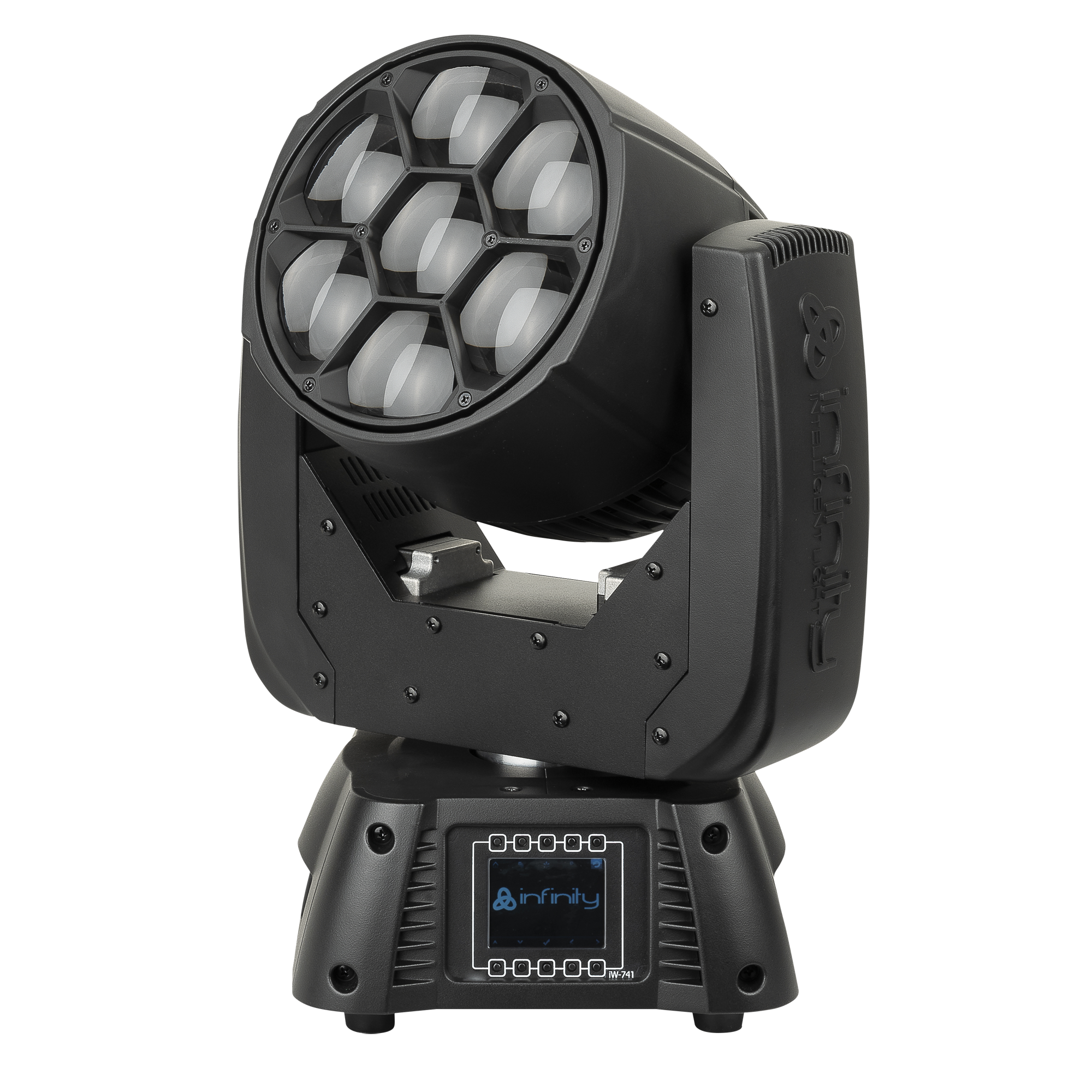 INFINITY iW-741 RDM XLR 5P In/Out Wash RGBW - zoom elettronico - 5P DMX