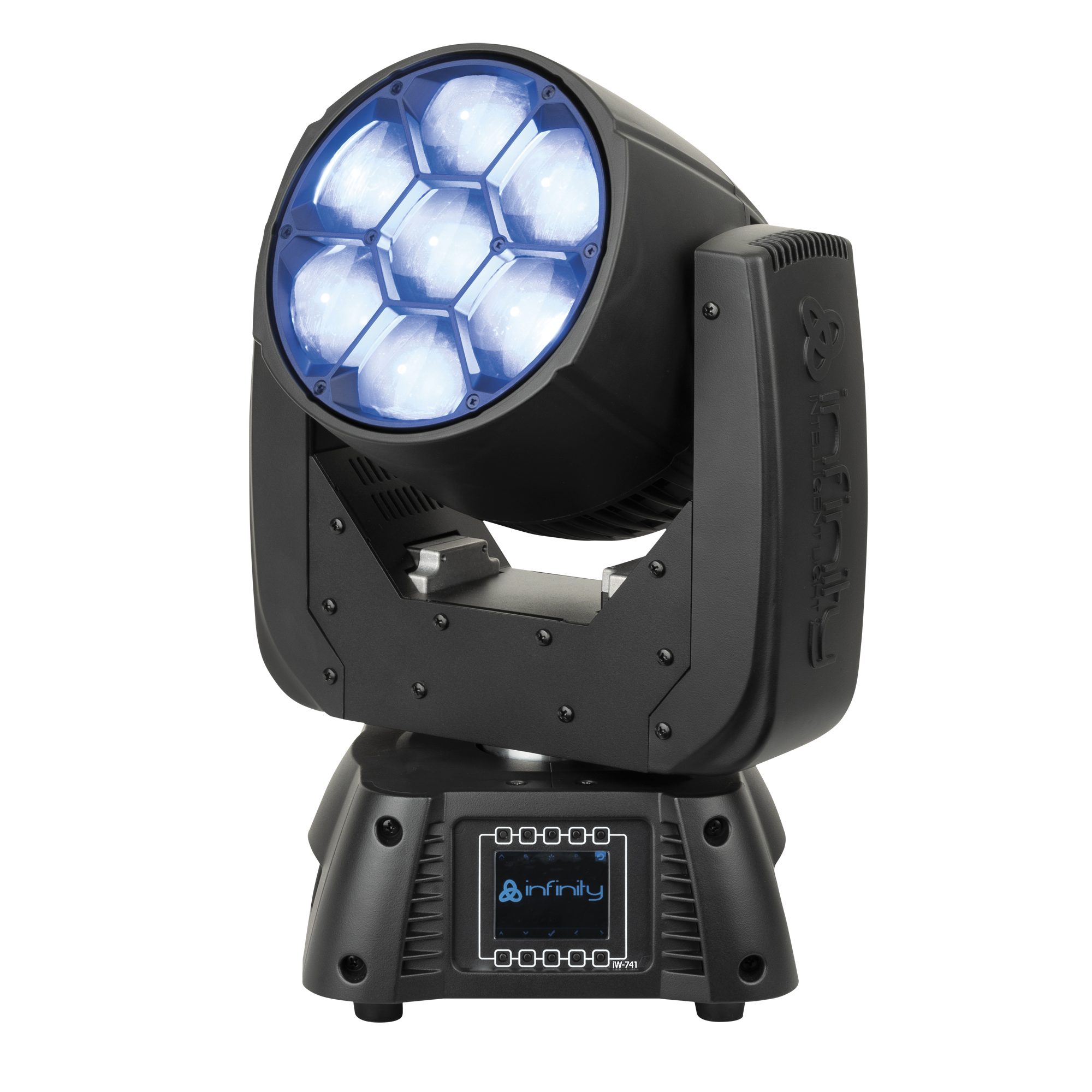 INFINITY iW-741 RDM XLR 3P In/Out Wash RGBW - zoom elettronico - 3P DMX