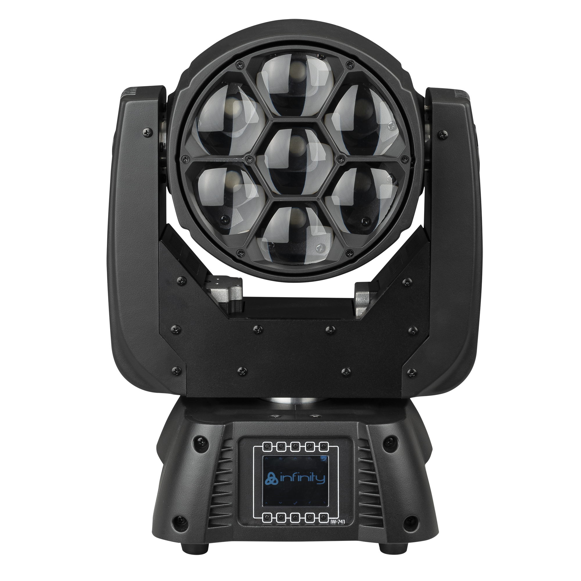 INFINITY iW-741 RDM XLR 3P In/Out Wash RGBW - zoom elettronico - 3P DMX