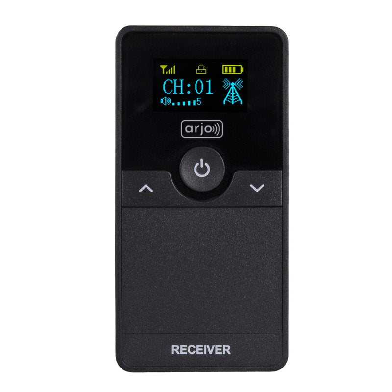 Rondson AR-G30 UHF guided‑tour system with 2 transmitters, 28 receivers, 50 channels, 200 m range and long‑life rechargeable batteries, supplied with 30‑slot charging case