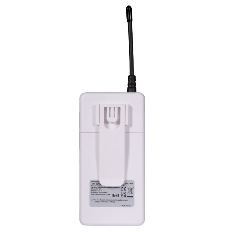 Rondson AR-G30 UHF guided‑tour system with 2 transmitters, 28 receivers, 50 channels, 200 m range and long‑life rechargeable batteries, supplied with 30‑slot charging case