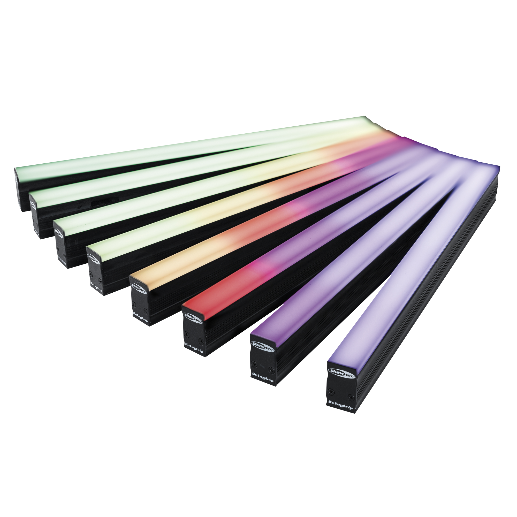 SHOWTEC LED Octostrip Set MKII 50 cm, Controllo a sezioni