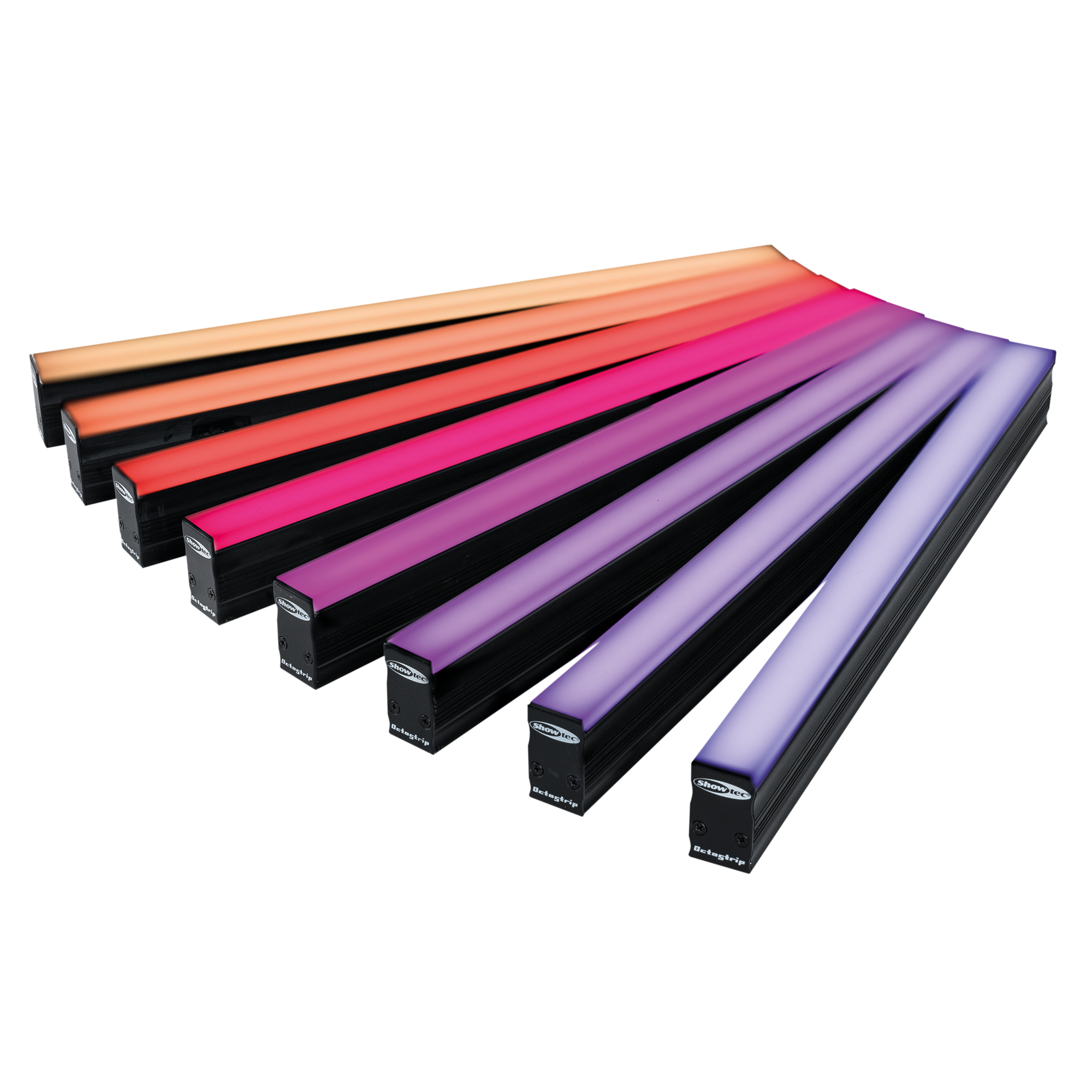 SHOWTEC LED Octostrip Set MKII 50 cm, Controllo a sezioni
