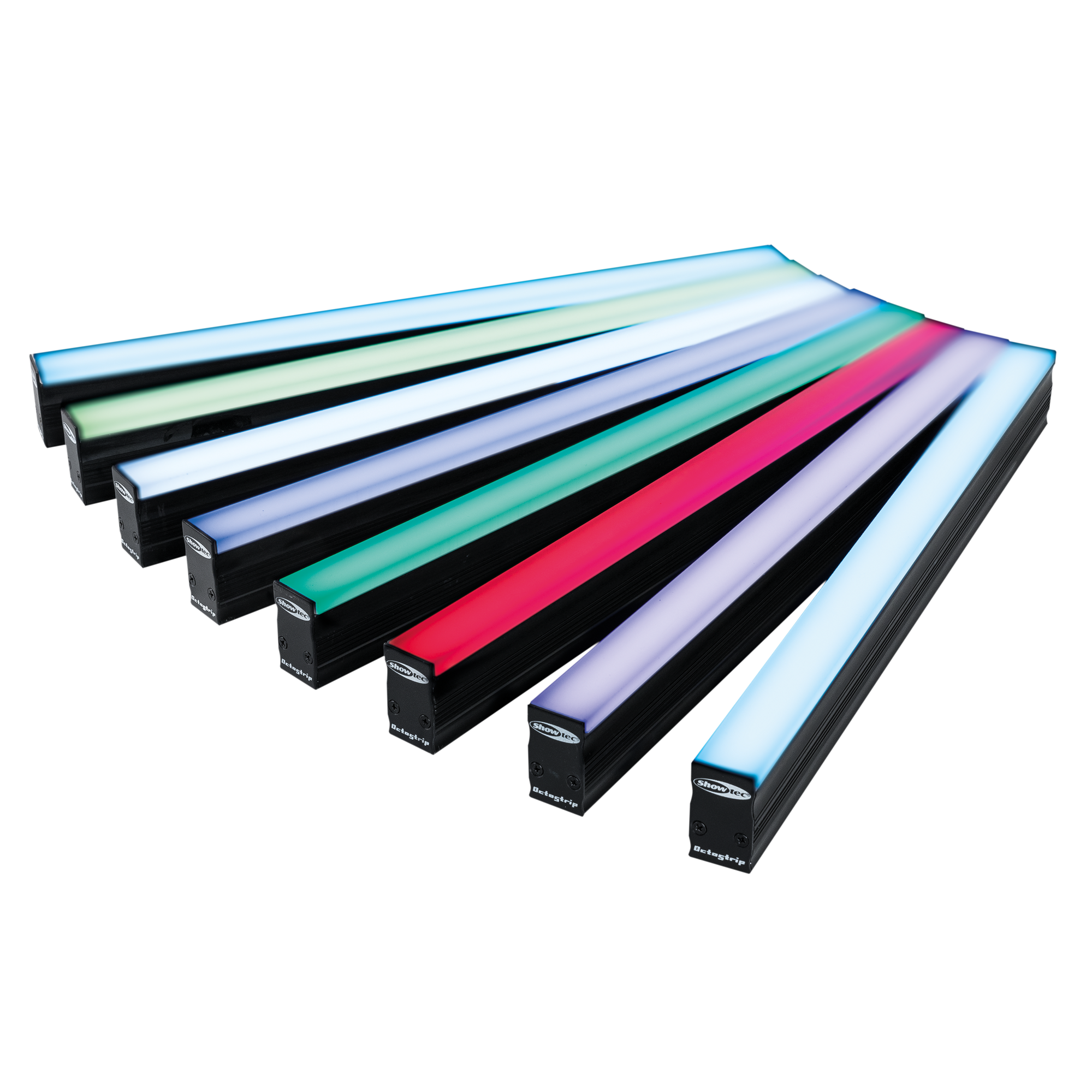SHOWTEC LED Octostrip Set MKII 50 cm, Controllo a sezioni