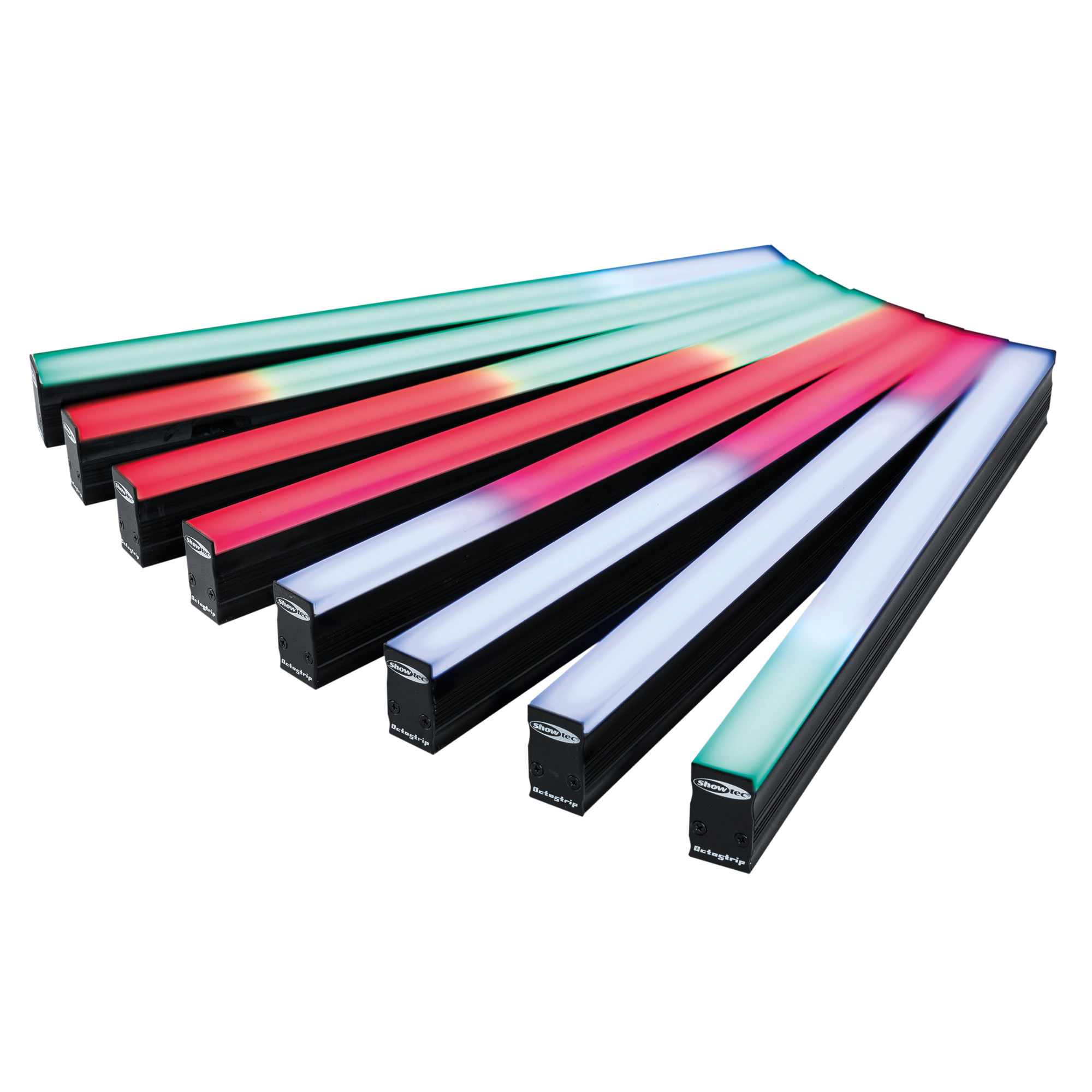 SHOWTEC LED Octostrip Set MKII 50 cm, Controllo a sezioni