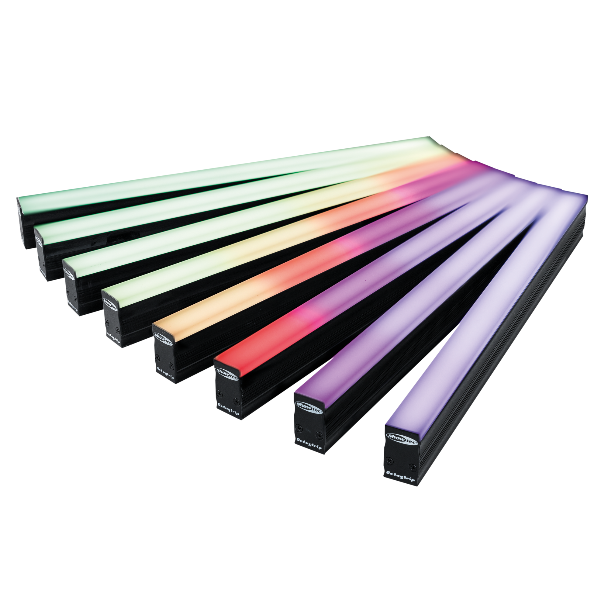 SHOWTEC LED Octostrip Set MKII 50 cm, Controllo a sezioni