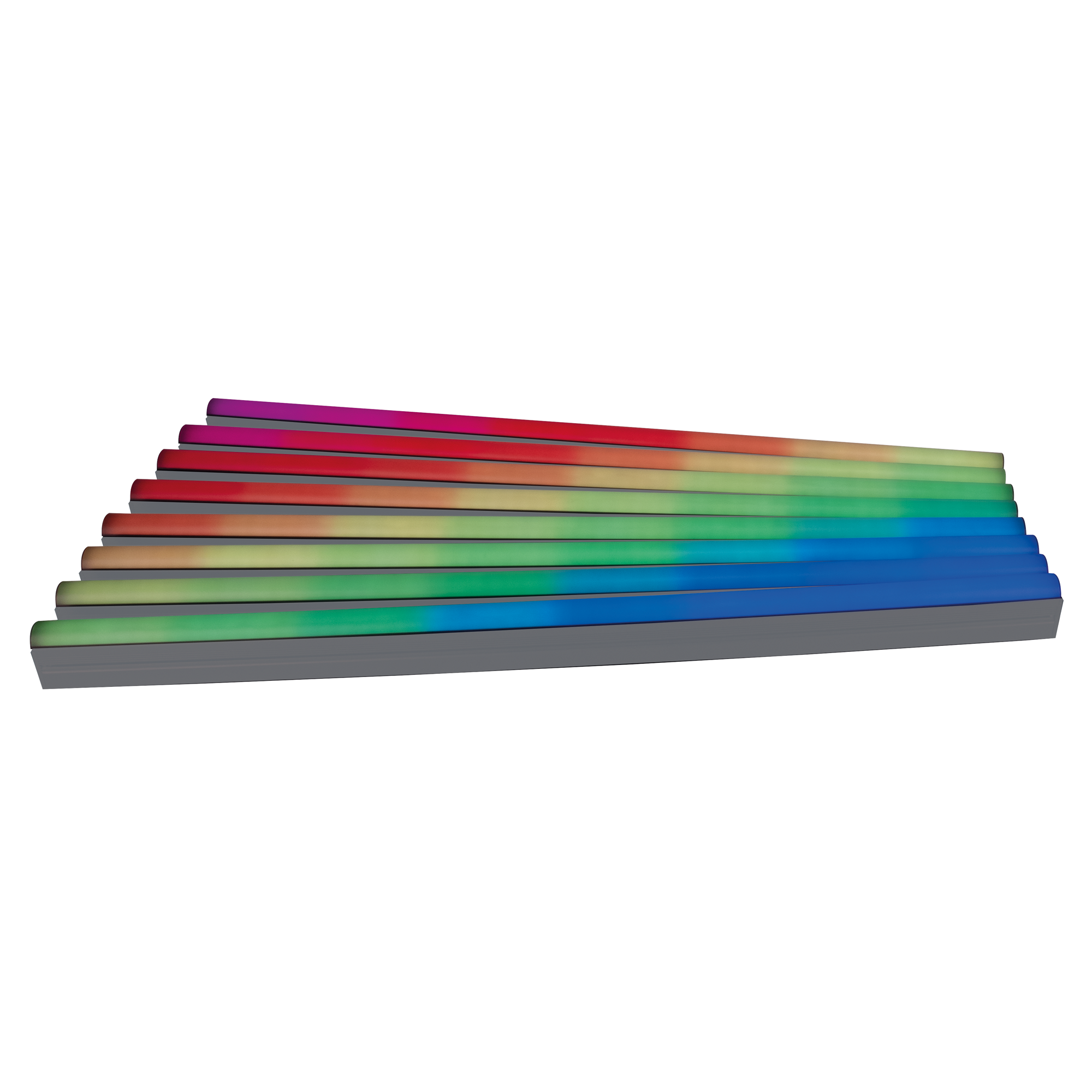 SHOWTEC Black Cover for Octostrip FLEX - 1 m Black Effetto frost