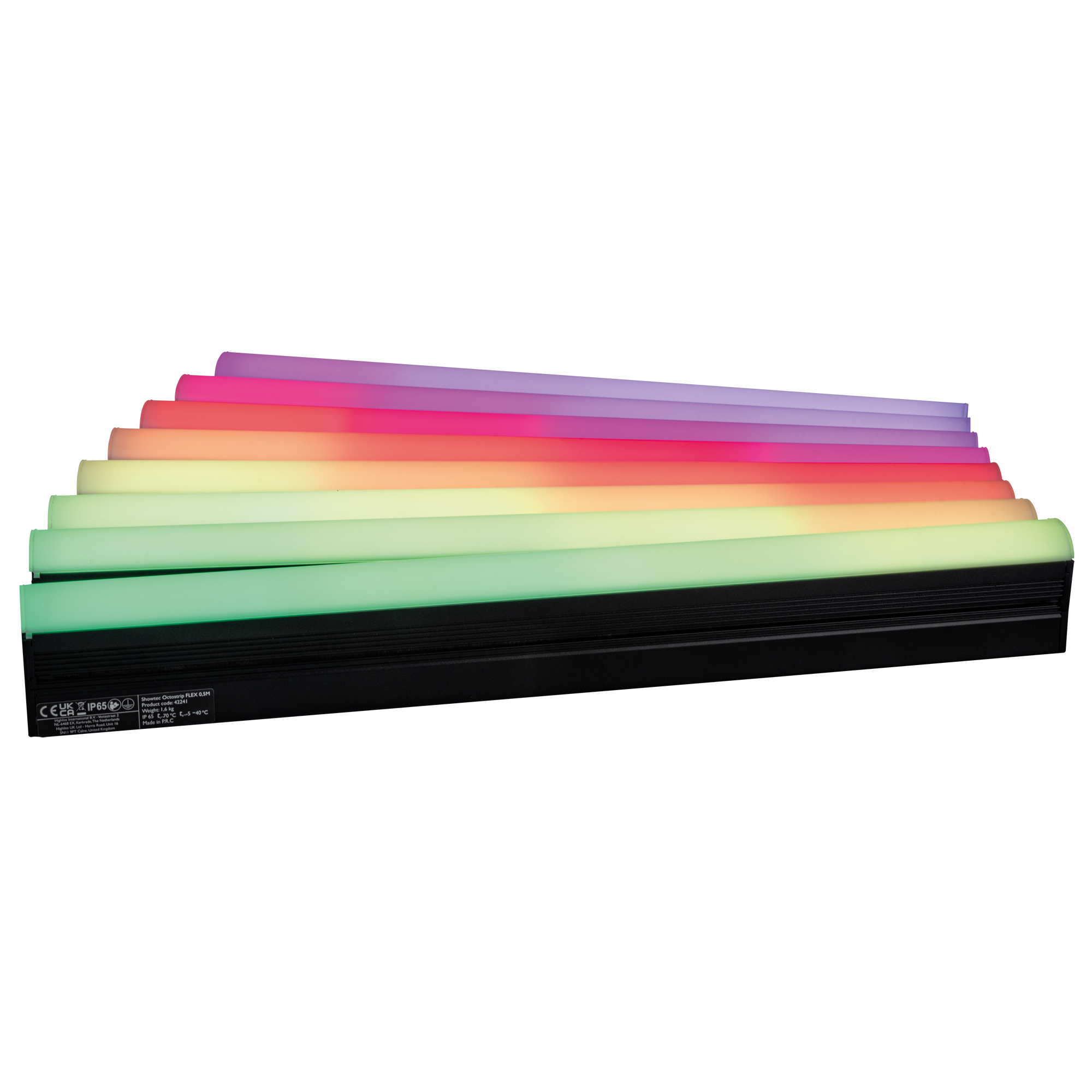 SHOWTEC Octostrip FLEX Set - 0.5 m Set di 8 Octostrip da 14 W + controller