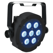 Showtec Compact Par 7 Tri Black Parcan 7x 3 W LED RGB - nero