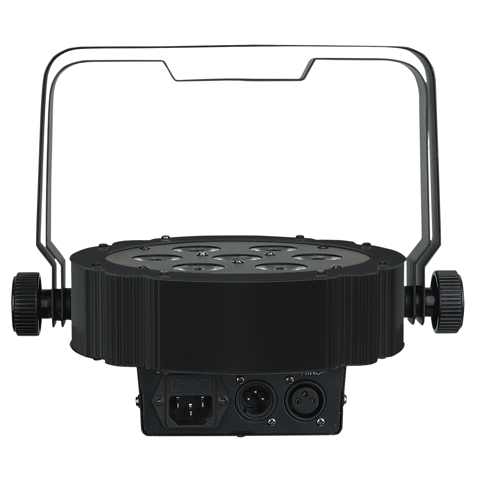 Showtec Compact Par 7 Tri Black Parcan 7x 3 W LED RGB - nero