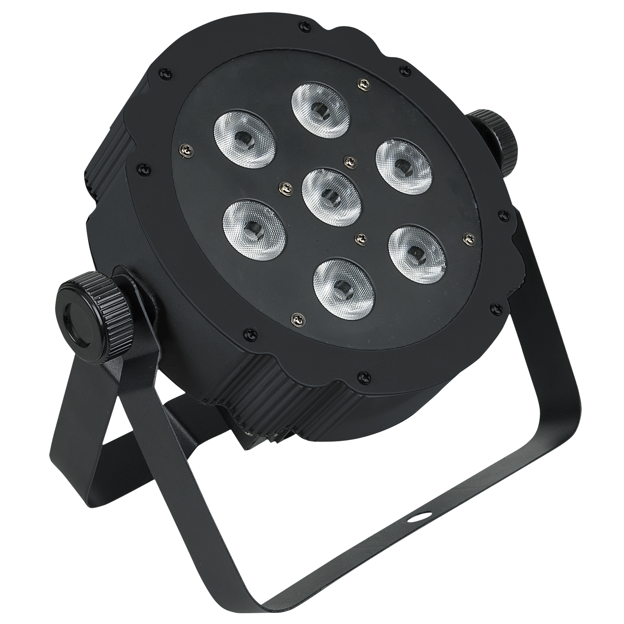 Showtec Compact Par 7 Tri Black Parcan 7x 3 W LED RGB - nero