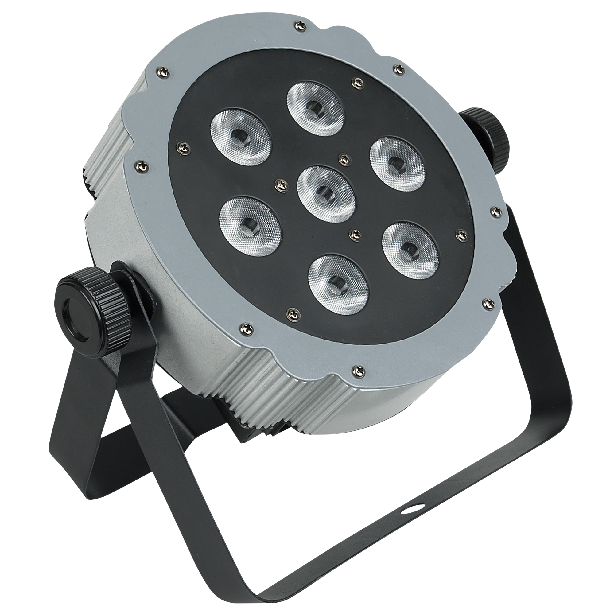 Showtec Compact Par 7 Tri Grey Parcan 7x 3 W LED RGB - grigio