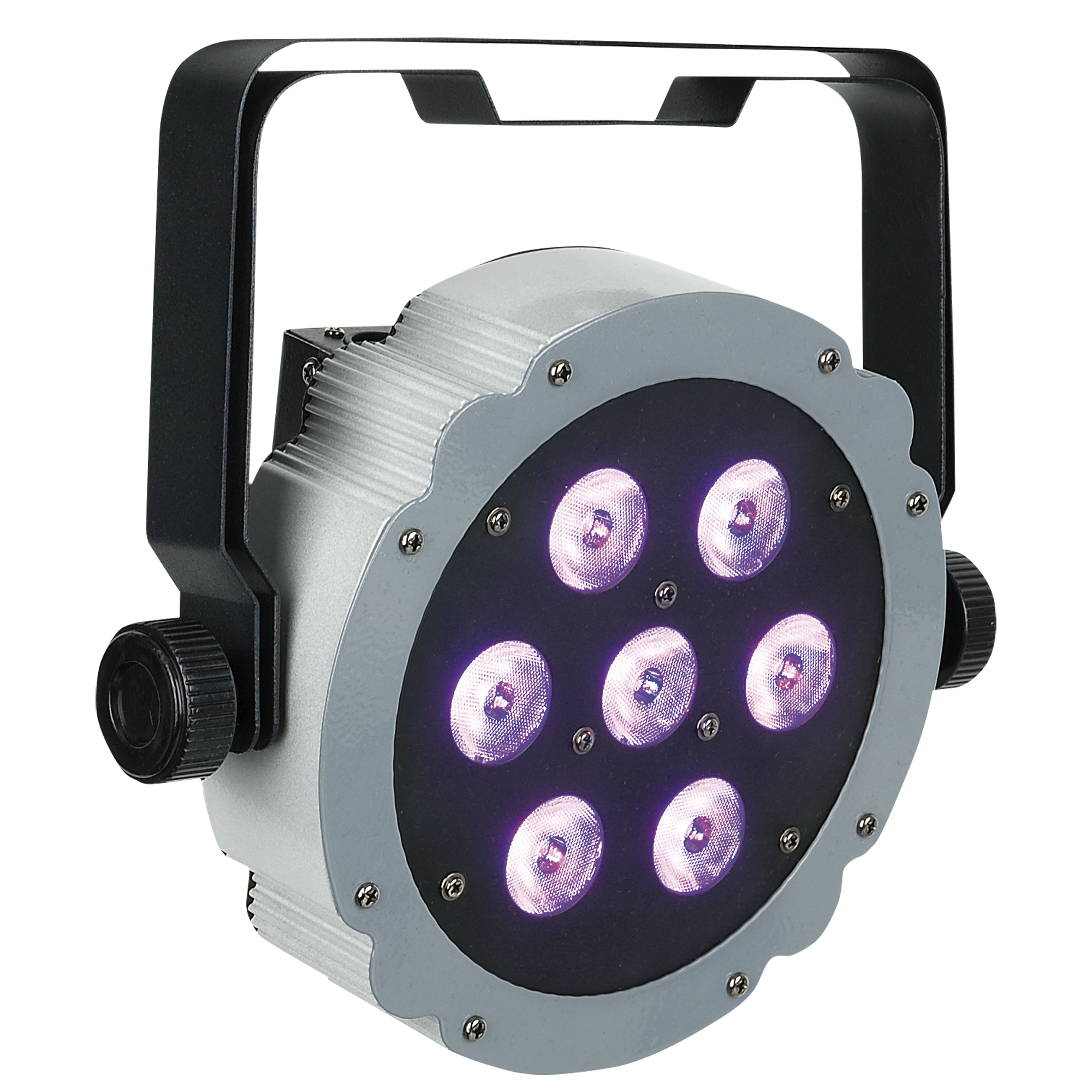 Showtec Compact Par 7 Tri Grey Parcan 7x 3 W LED RGB - grigio