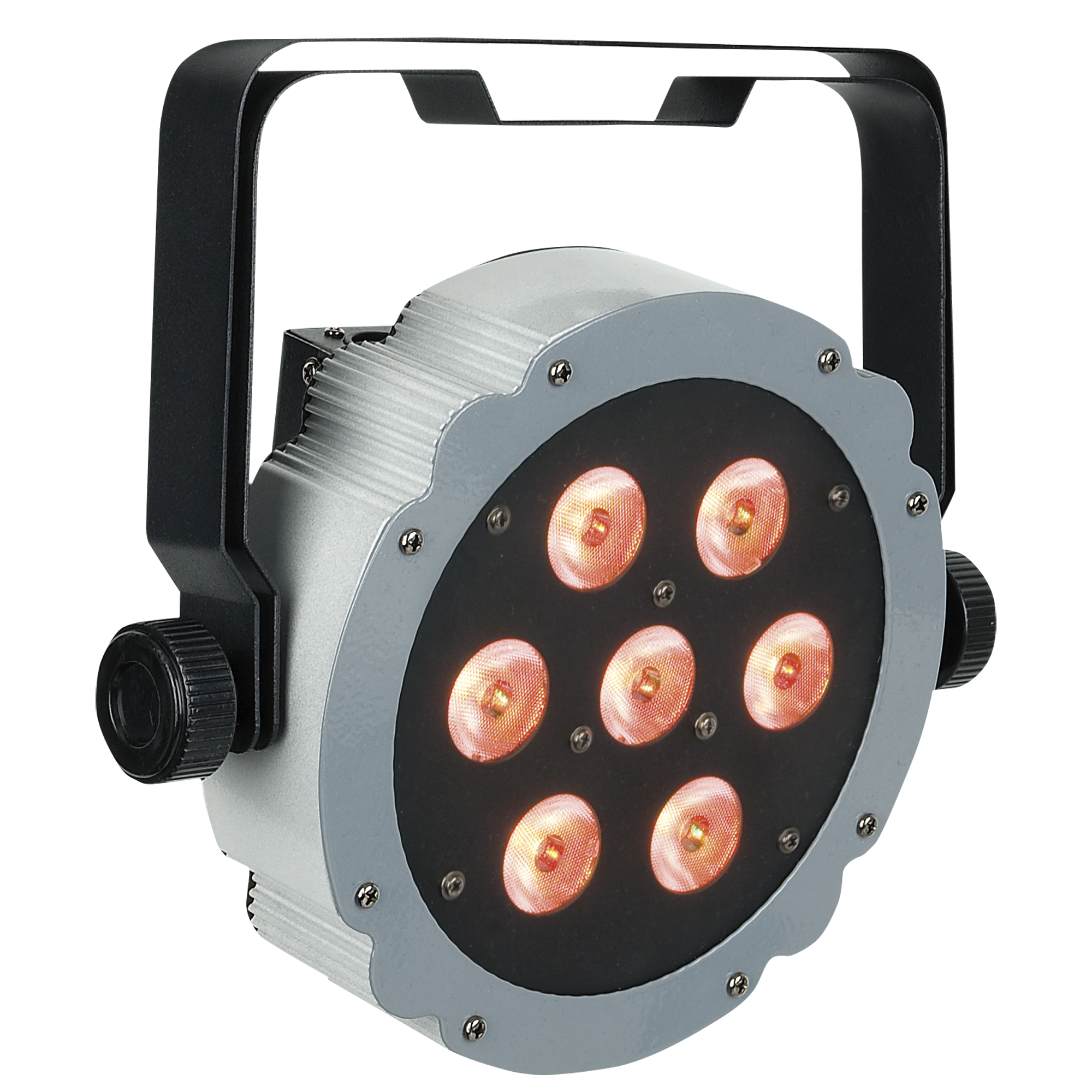 Showtec Compact Par 7 Q4 Grey Parcan 7x 4 W LED RGBW - grigio
