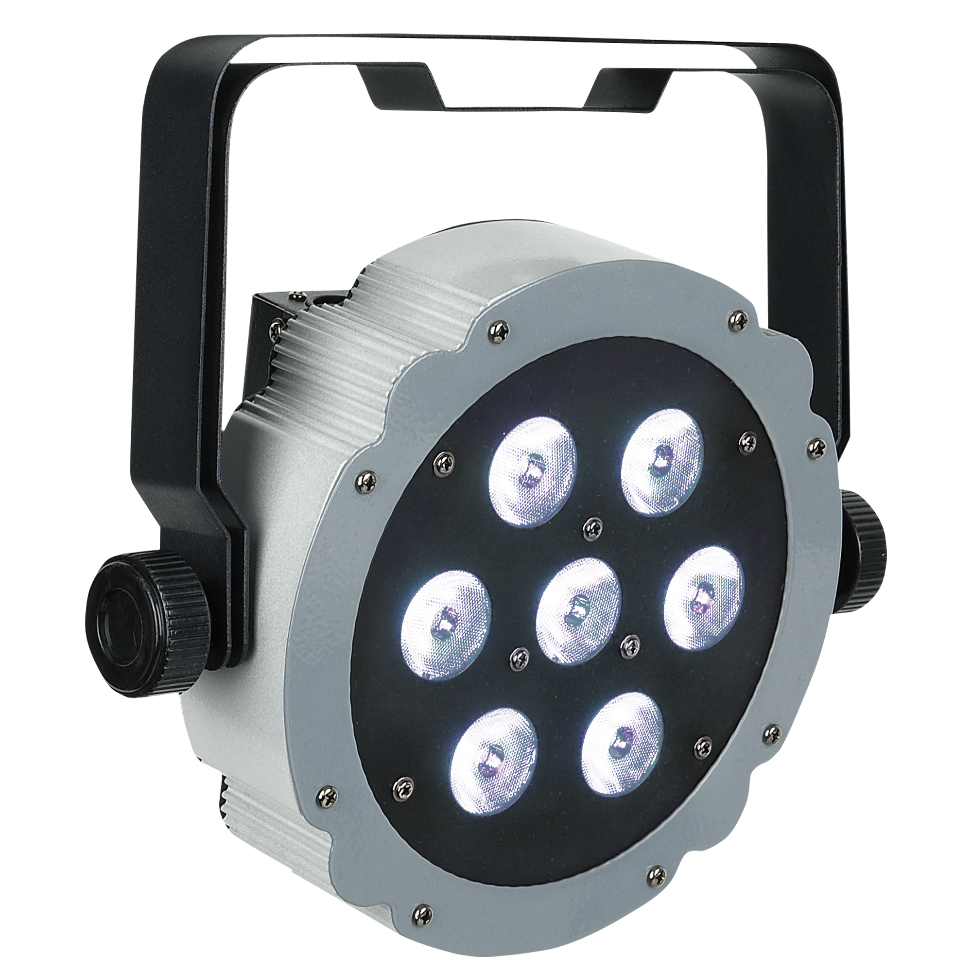 Showtec Compact Par 7 Q4 Grey Parcan 7x 4 W LED RGBW - grigio