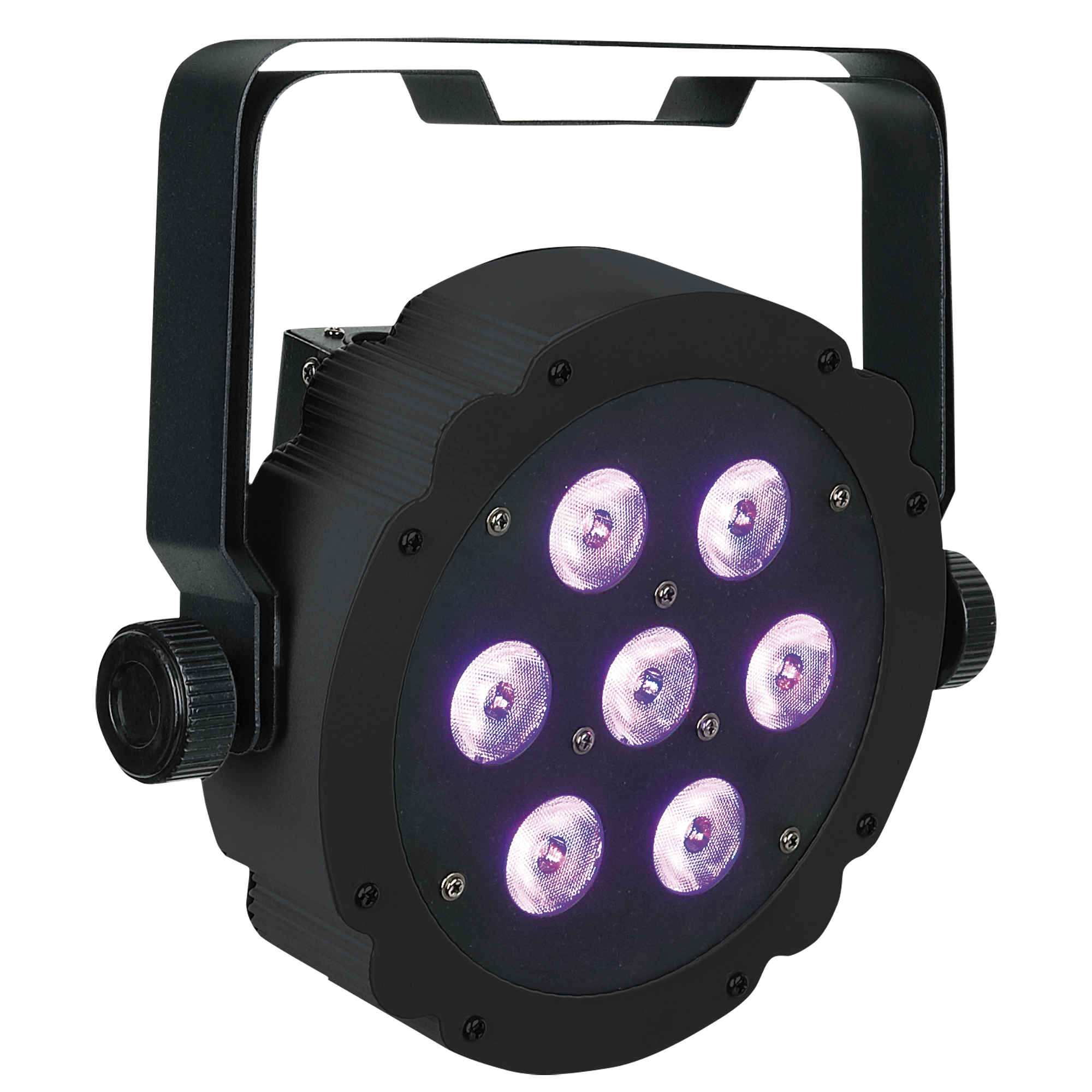 Showtec Compact Par 7 Q4 Black Parcan 7x 4 W LED RGBW - nero