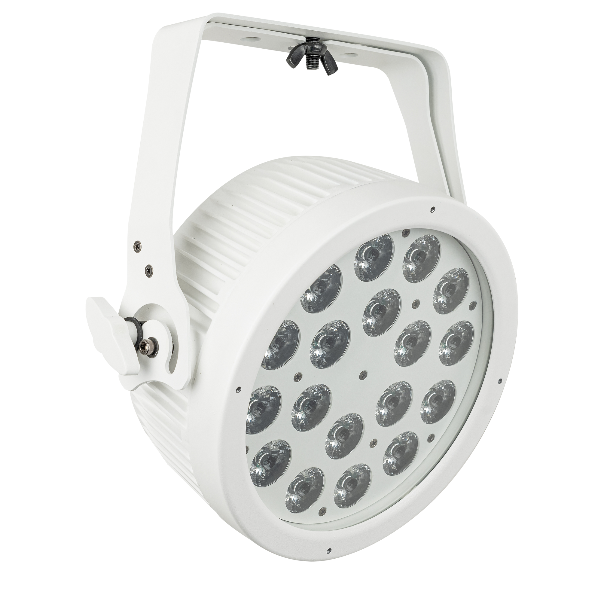 Showtec Compact Par 18 Q4 White Parcan 18x 7 W LED RGBW - bianca