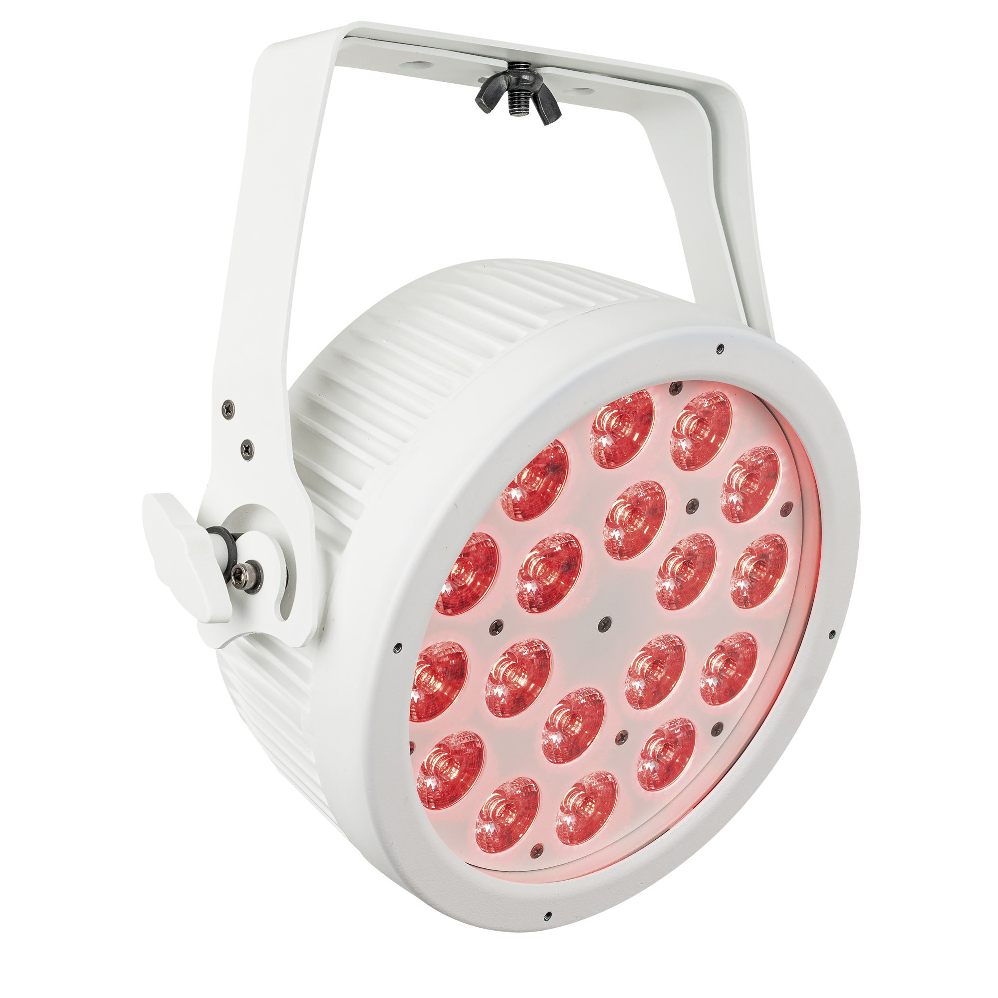 Showtec Compact Par 18 Q4 White Parcan 18x 7 W LED RGBW - bianca